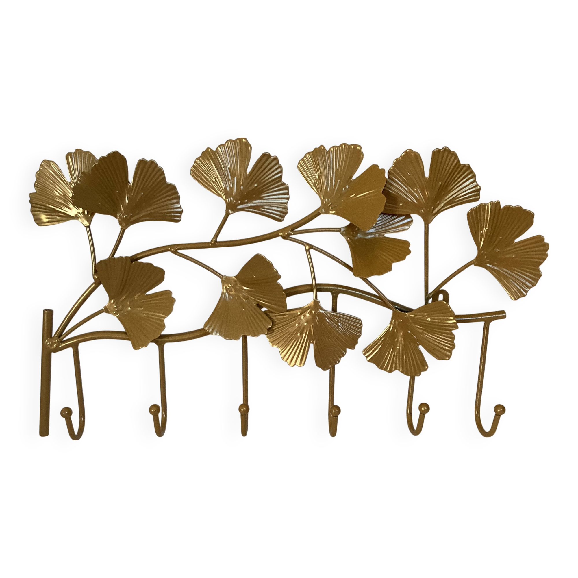 Ginkgo leaf coat rack