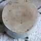 Large vase glazed stoneware in greige.