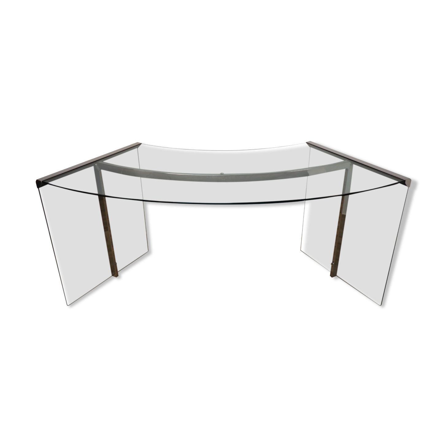 Board president by Gallotti & Radice in glass and chrome