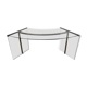 Board president by Gallotti & Radice in glass and chrome