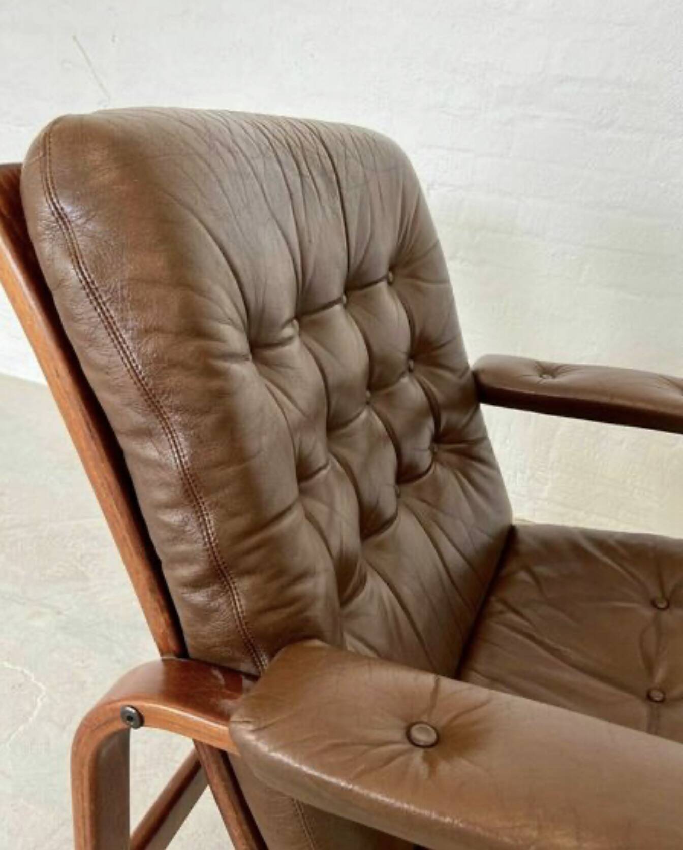 Vintage Retro Mid Century Scandinavian Gøte Møbler Lounge Chair By Nassjo Ab
