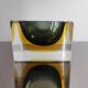 Murano glass ashtray Sommerso Italy 1970