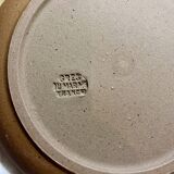 7 assiettes à dessert vintage en grès