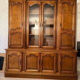 Large solid cherry bookcase