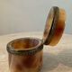 Vintage onyx jewelry box