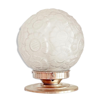 Lampe globe art deco