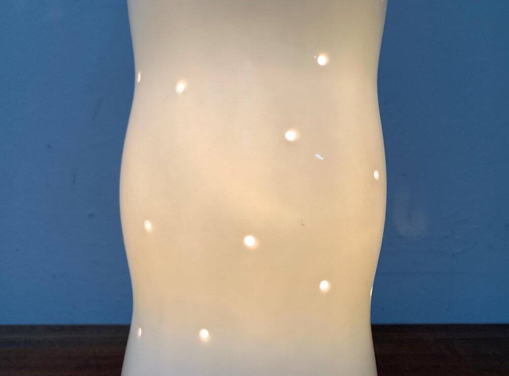 Postmodern porcelain table lamp from Ikea, 2000s.