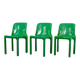 Chaise "Selene" verte par Vico Magistretti / Artemide