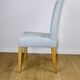 Oak chairs Ikea after renovation vintage blue-celadon-grey - 2 pieces - set