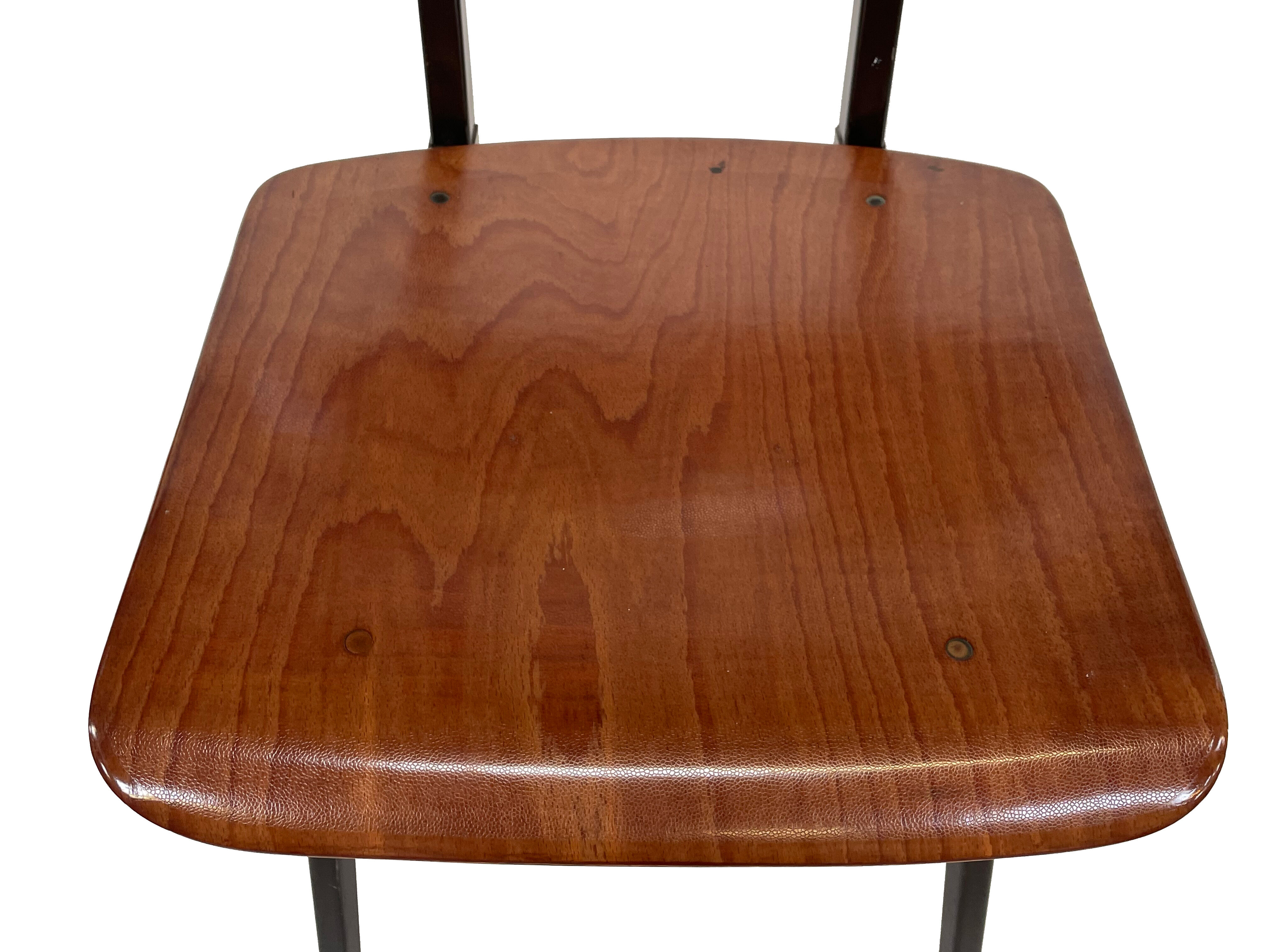 Industrial chair Galvanitas S16 Pagholz Netherlands 60's