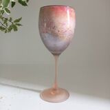 Decorated glass by the artist Jean Noël Bouillet