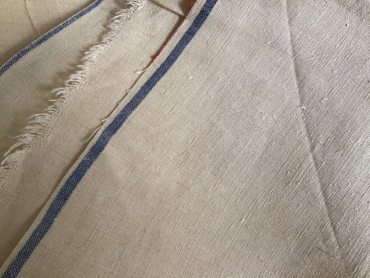 Vintage lining for tablecloth