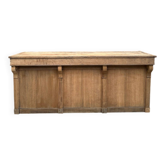 Early 20th century counter in solid oak
