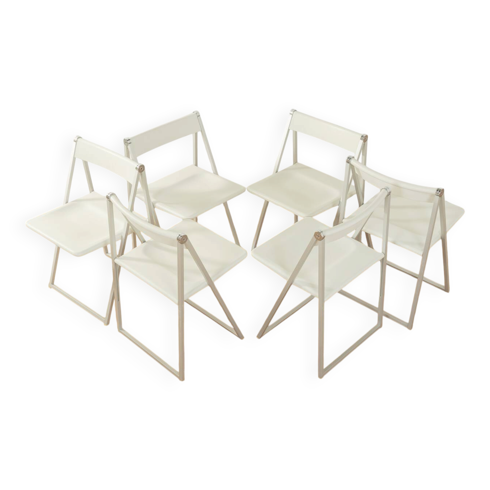 Chaises pliantes en ag, interlübke, vintage