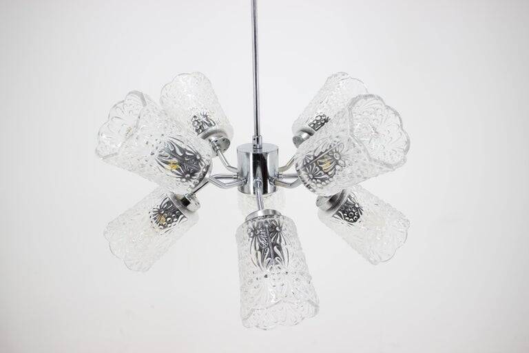 Design Space Age Chrome Sputnik Chandelier, 1970s