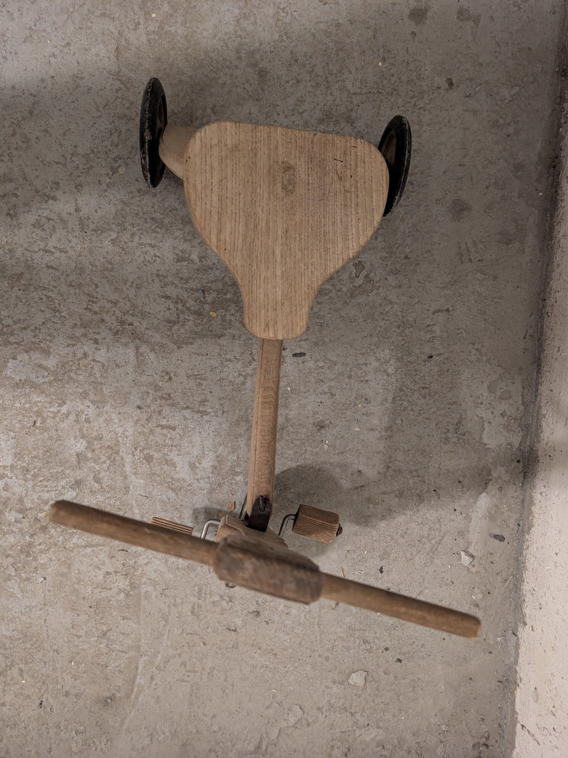 Vintage wooden children's bike