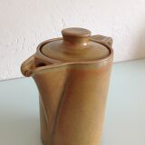 Coffe pot in varnished gres vintage 70s-80s