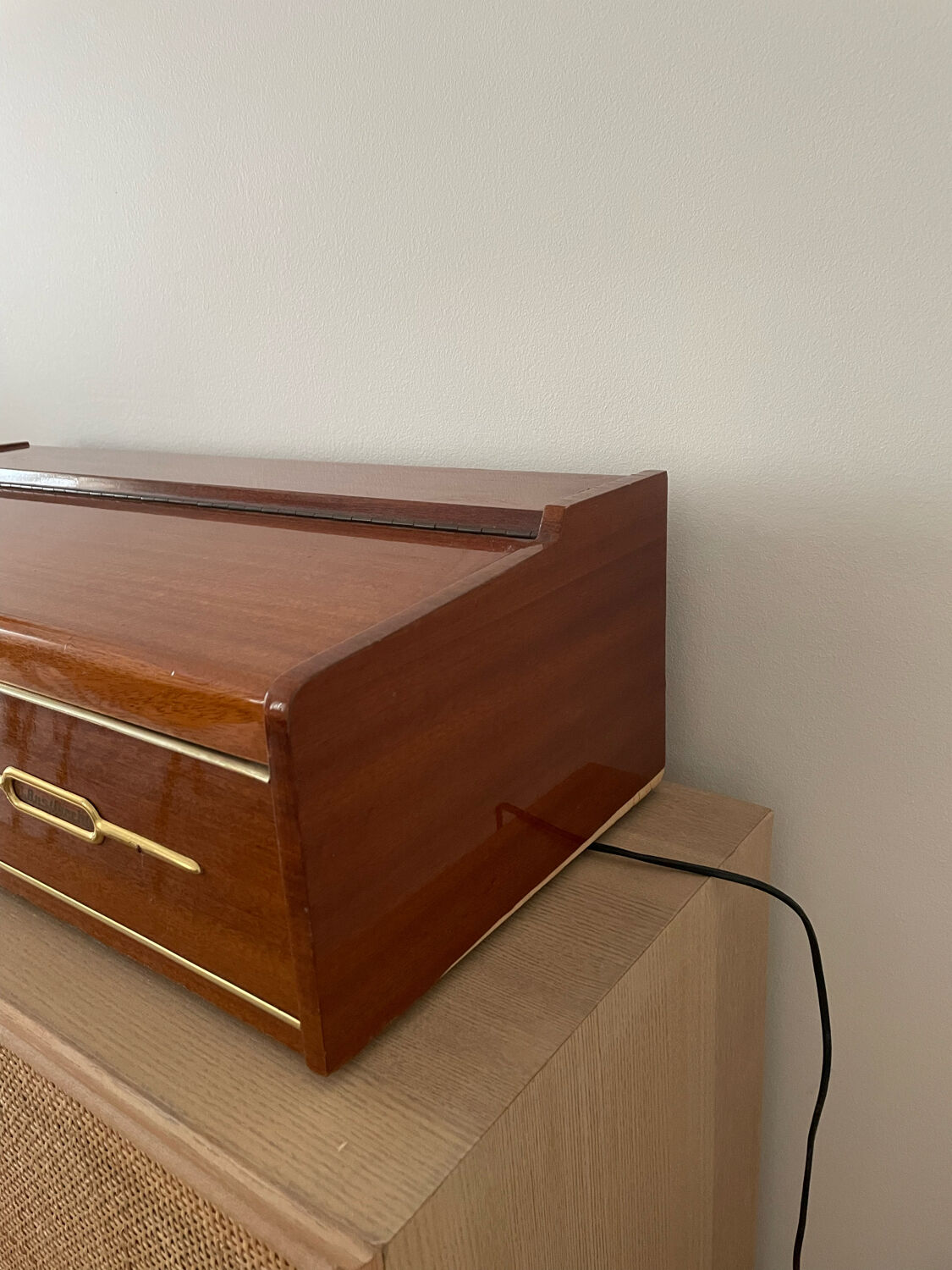 Vintage wooden piano