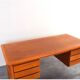 Teak Danish Desk and Two Armchairs