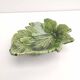 Vintage ceramic leaf cup signed Liliane