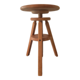 Vintage wooden tripod stool