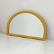 Arched Yellow Mirror by Anna Castelli Ferrieri for Kartell, 1980