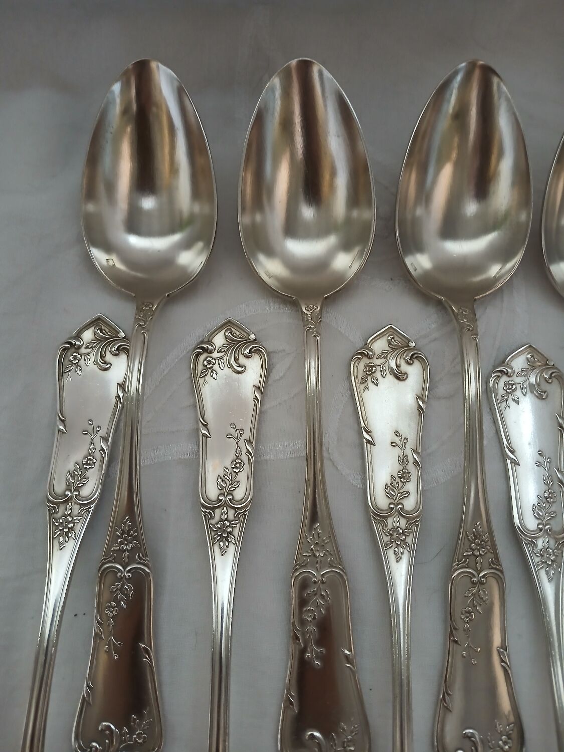 36 antique silver-plated cutlery sets "Boulenger"