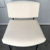 Armchair Conseil fabric bouclette, Pierre Guariche for Meurop 1960