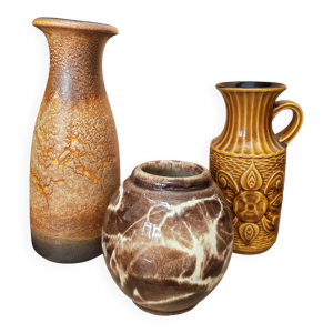 lot de 3 vases  style