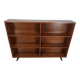 Étagère bibliothèque pied compas teck
