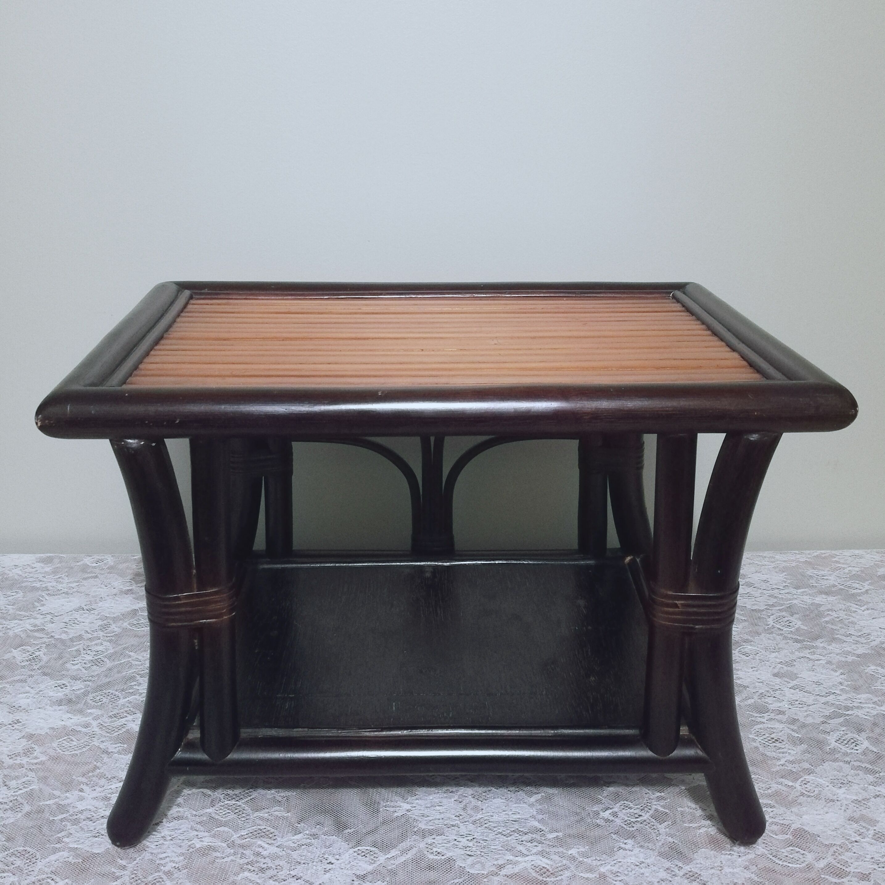 Coffee table in bamboo