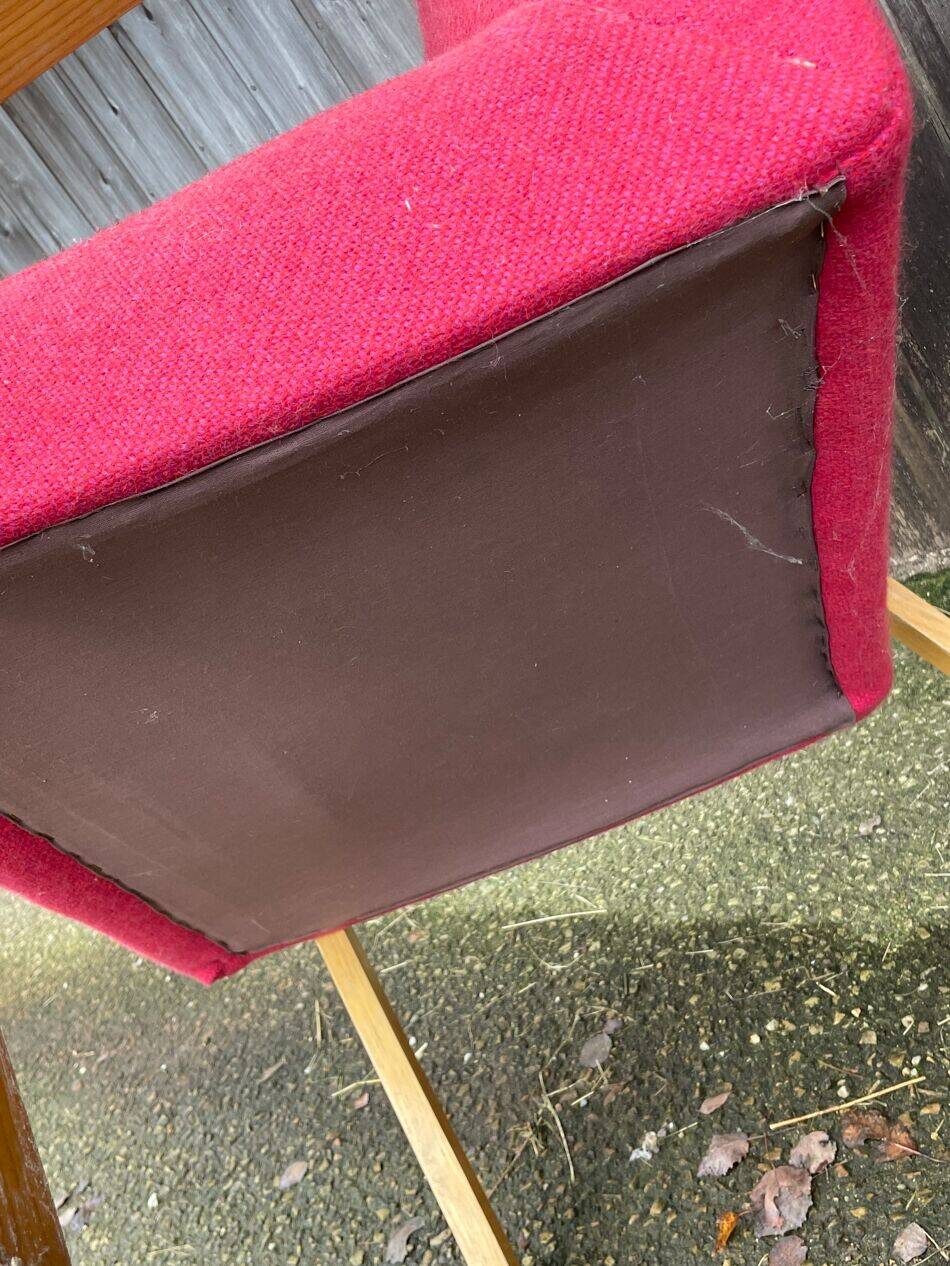 Armchairs by Joseph-André Motte, model 740, Steiner edition, circa 1958.