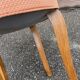 antique Scandinavian ottoman stool 1950
