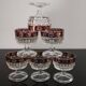 6 stemmed glasses Made in Italy