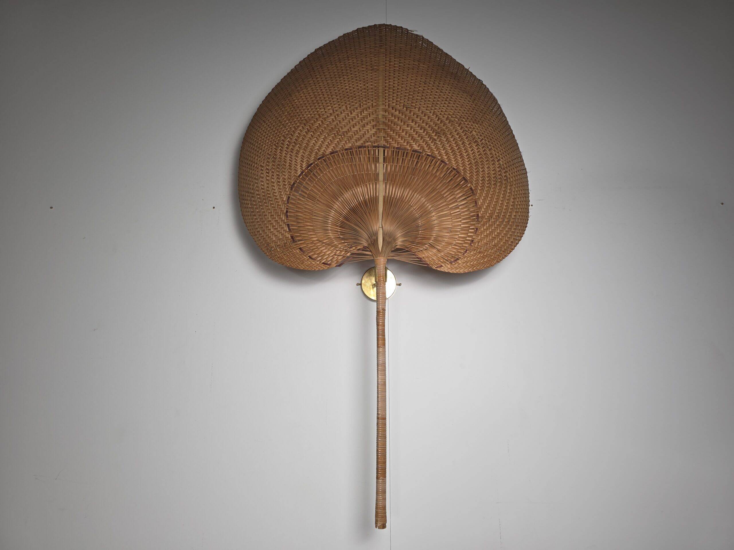 Large Vivai del Sud leaf-shaped wall sconce, Italy, circa 1970