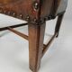 Antique leather armchair, England circa 1800