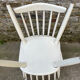 Série de 4 chaises vintage en bois massif style Scandinave