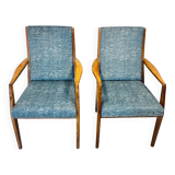 Deux fauteuils modèles Casala