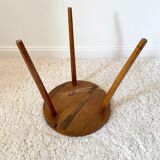 Duo of brutalist stools