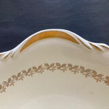 Round cake dish vintage sarreguemines and digoin