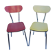 Duo de chaises en formica