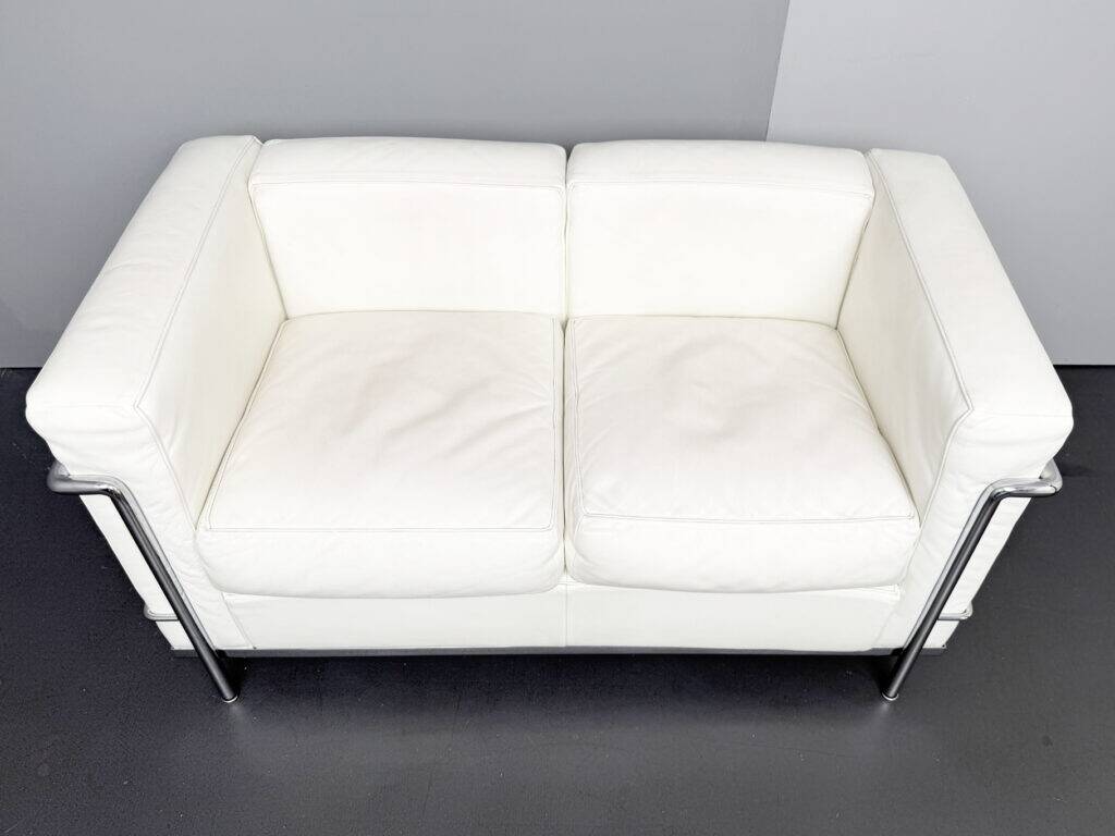 LC2 2-seater sofa by Le Corbusier for Cassina, Italy, 2000s