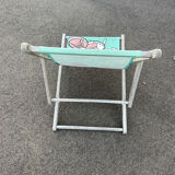 Vintage chilean child deckchair 1980 Mickey Walt disney
