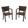 Bentwood writing desk armchairs, 1950s, Czechoslovakia