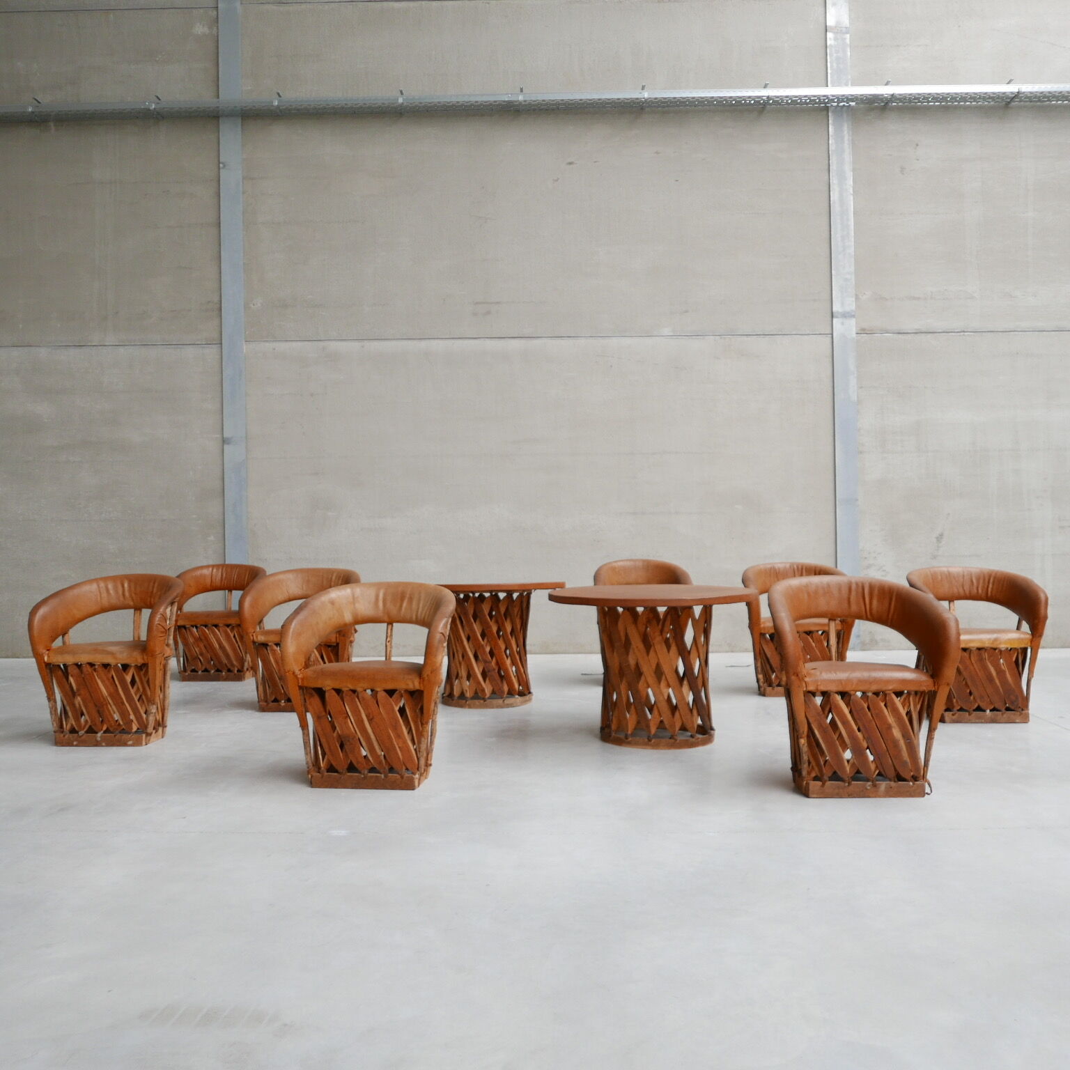 Set of Mid-Century Art Populaire Dining Chair and Table Set