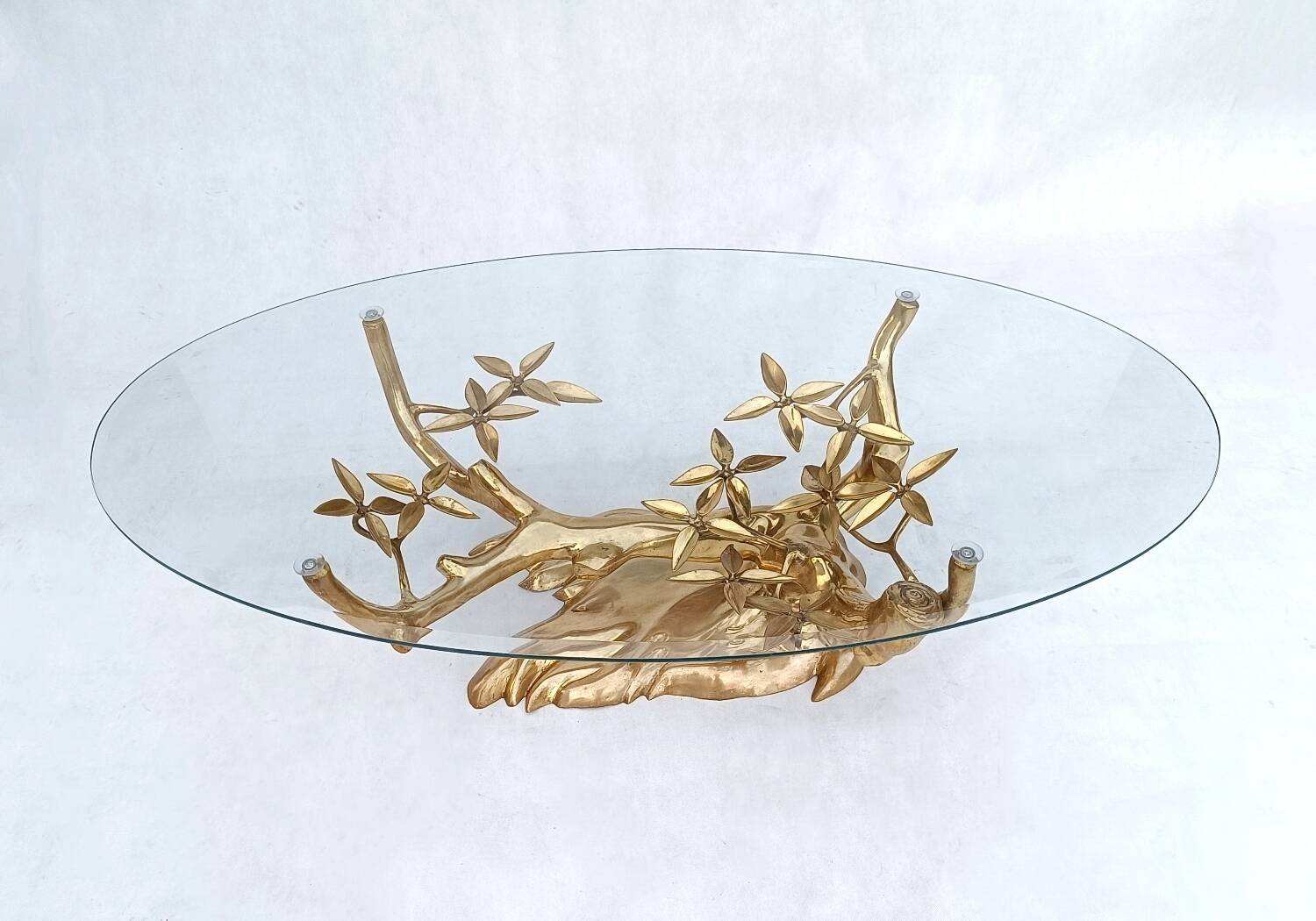 Brass Bonsai coffee Table by Willy Daro