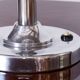 Restored Bauhaus Table Lamp, by Franta Anýž, Nickle-Plated Steel, Czech, 1920s