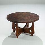Angel Pazmino round coffee table Muebles de Estilo Ecuador 1960
