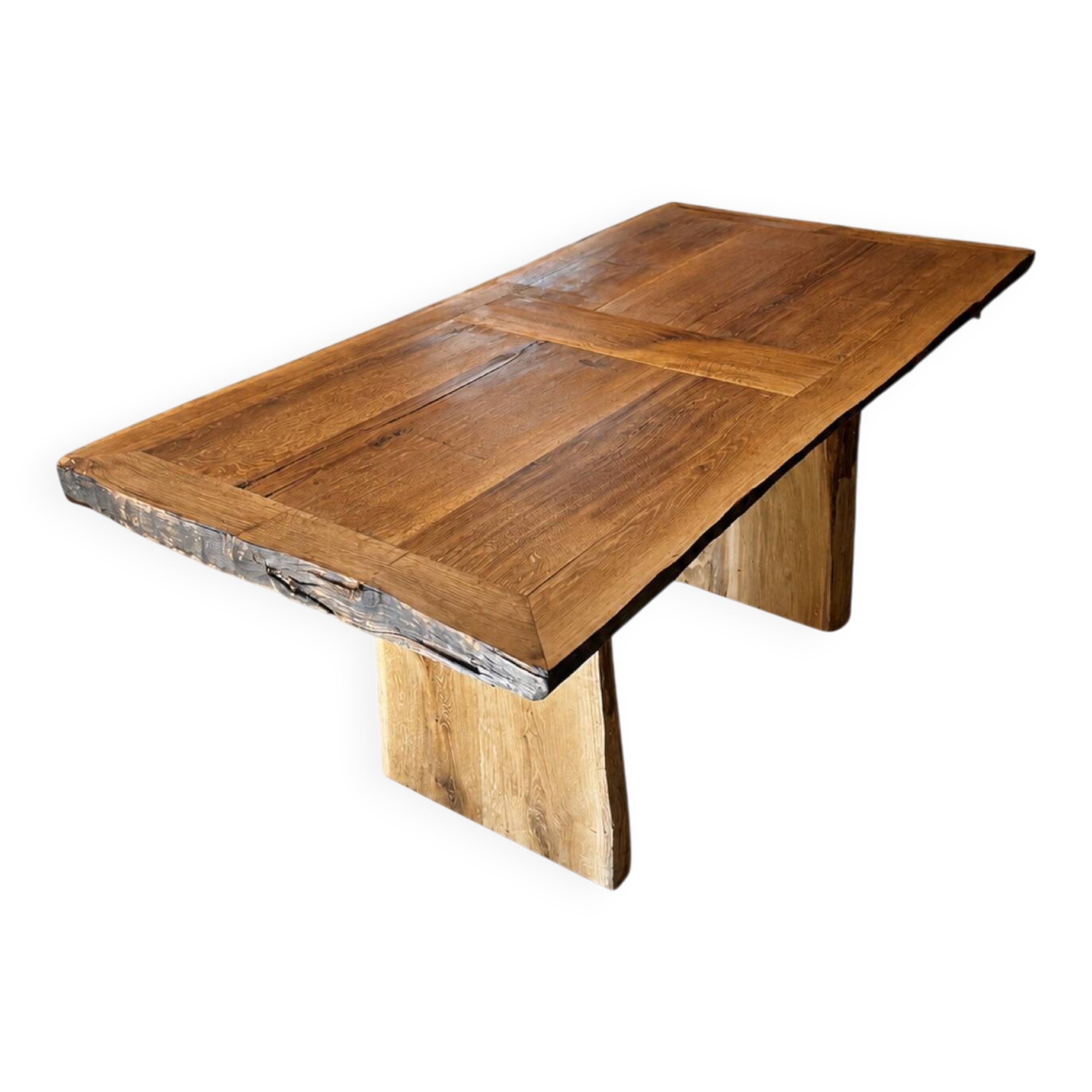 Handcrafted solid oak table