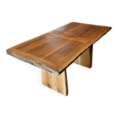 Table en chêne massif artisanale
